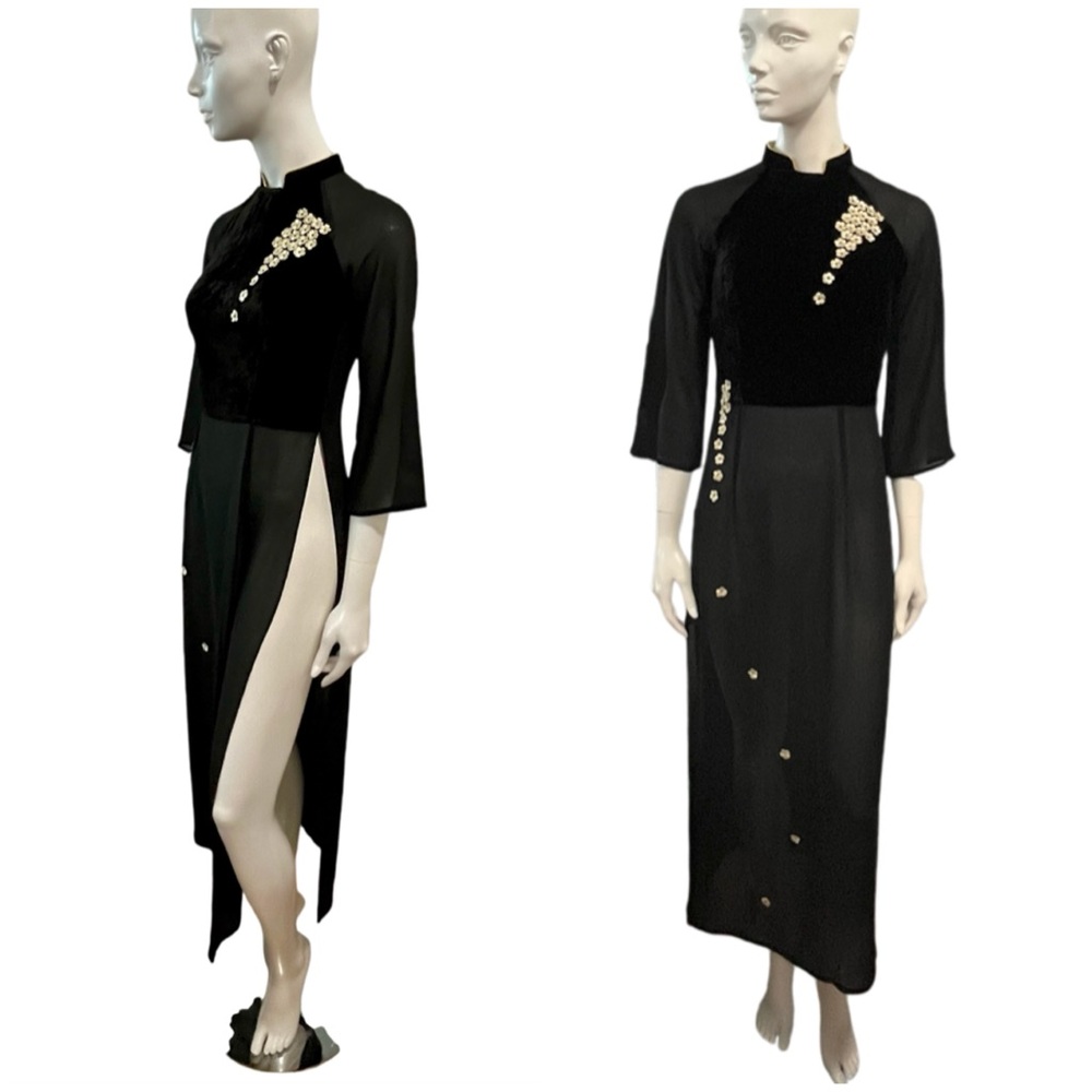 Vintage Cheongsam Dress Tunic